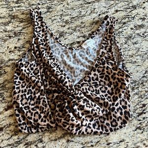 Leopard tank top.